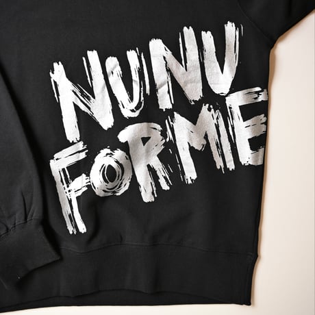 【women's】nunuforme [ヌヌフォルム] / ビッグ ロゴ プリント トレーナー