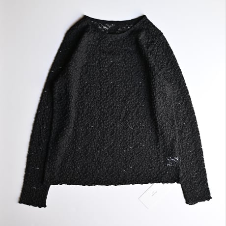 【women's】doux bleu [ドゥーブルー] / コットンナイロン レース プルオーバー