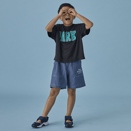 【kid's,unisex】FOV [フォブ] / ダンガリーワークショーツ