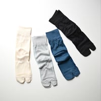 【women's】biollne [ビオルネ] / シアー無地足袋ソックス
