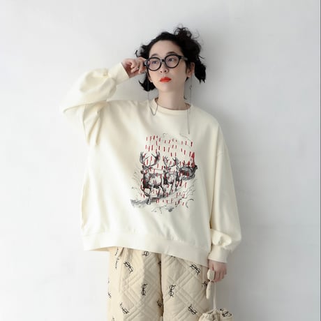 【women's】michirico [ミチリコ] / Holy night pullover