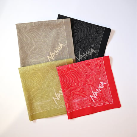 【unisex】NANGA [ナンガ] / NANGA PARBAT CONTOUR MAP BANDANNA