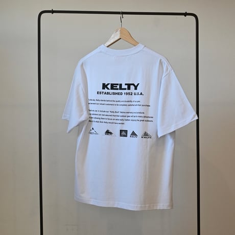 【unisex】KELTY [ケルティ] / バック ヒストリー ロゴ S/S Tシャツ