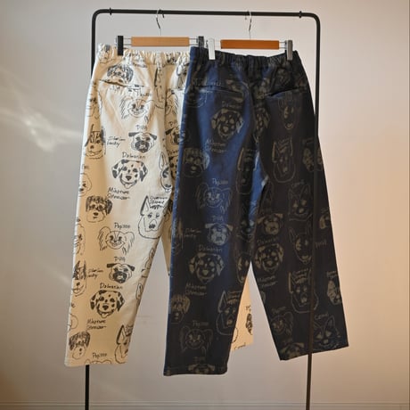 【unisex】HUMAROUS [ヒューマラス] / Many dogs Duck Pants