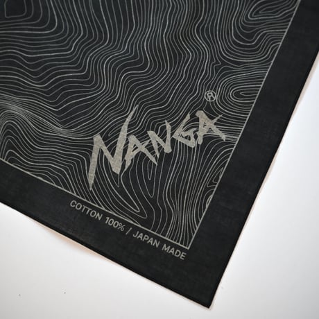 【unisex】NANGA [ナンガ] / NANGA PARBAT CONTOUR MAP BANDANNA