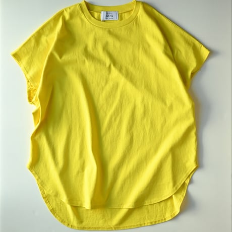【women’s】 AUG [オーグ] / 袖ギャザーミディTee