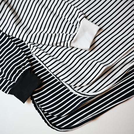 【kid's,women's】undeny. [アンディニー] / プチハイネックボーダー L/S Tシャツ