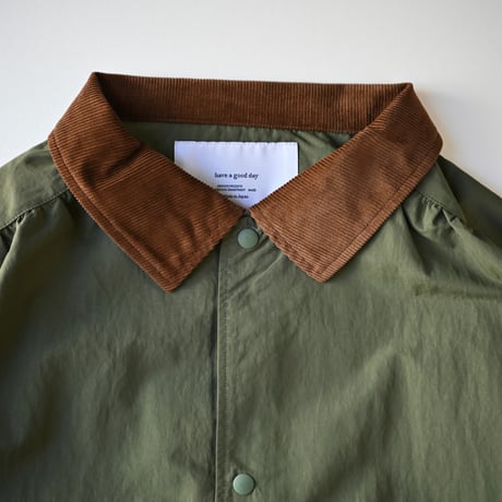 【unisex】have a good day [ハブアグッドデイ] / Nylon coach jacket