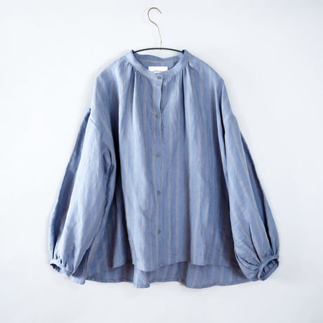 michirico [ミチリコ] /  Stripe linen shirts (womens)