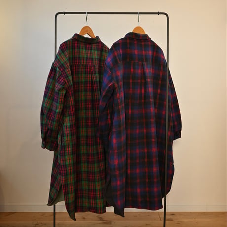 【women's】michirico [ミチリコ] / Big flannel shirts check coat