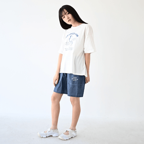 【kid's,unisex】FOV [フォブ] / ダンガリーワークショーツ