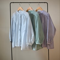 【women's】AUG [オーグ] / Aライン ギャザー ブラウス