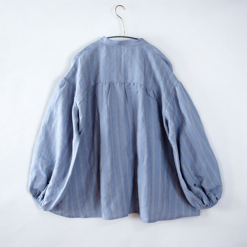 michirico [ミチリコ] / Stripe linen shirts (womens
