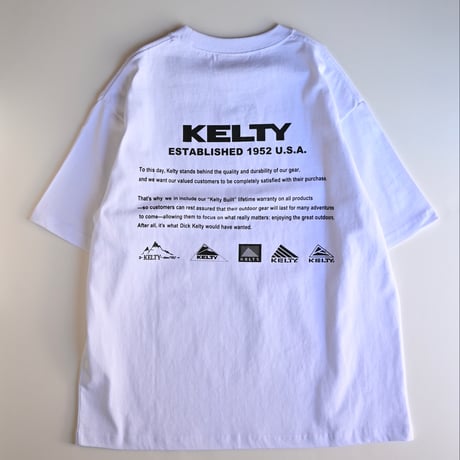 【unisex】KELTY [ケルティ] / バック ヒストリー ロゴ S/S Tシャツ