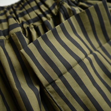 【women's】michirico [ミチリコ] / Hand stripes sarrouel pants