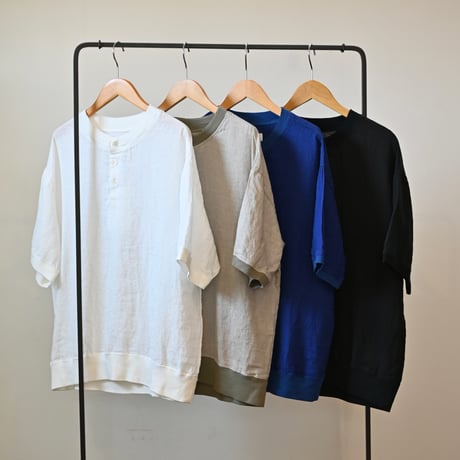 【unisex】have a good day [ハブアグッドデイ] / Linen Henley S/S Tee