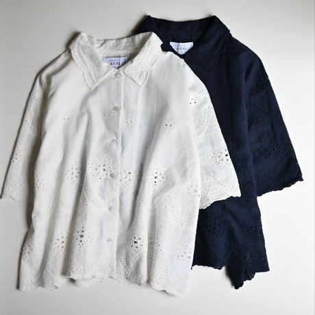 【women's】AUG [オーグ] / レースブラウス