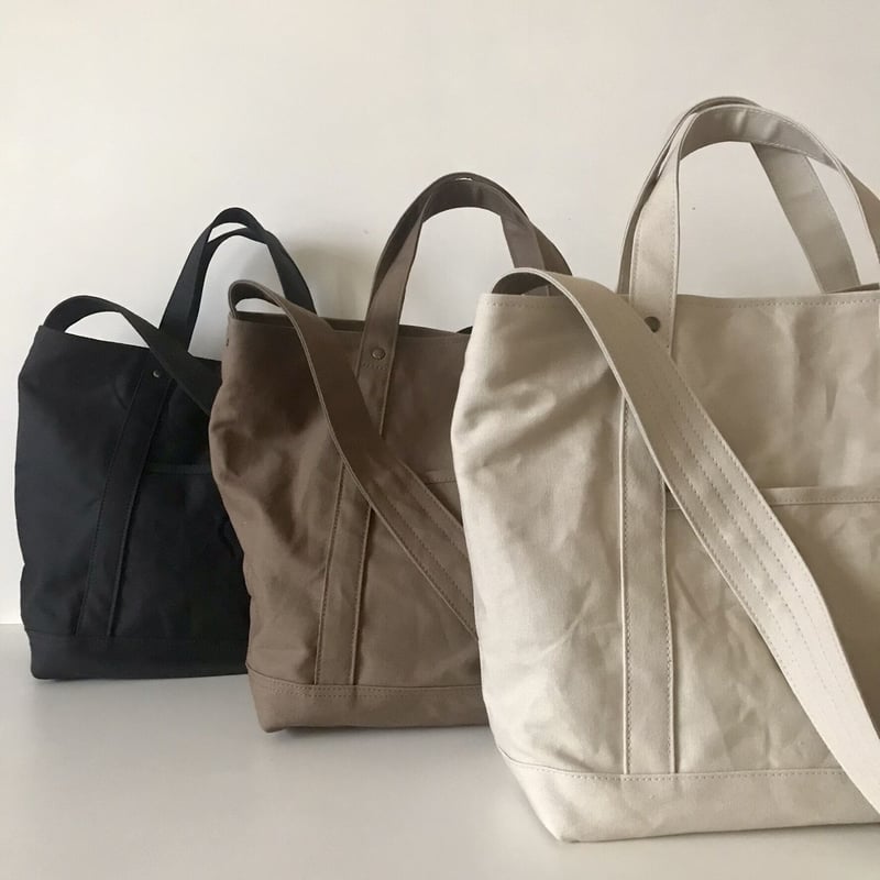 365TOTE - 2WAY (11号帆布/茶） | pas de deux