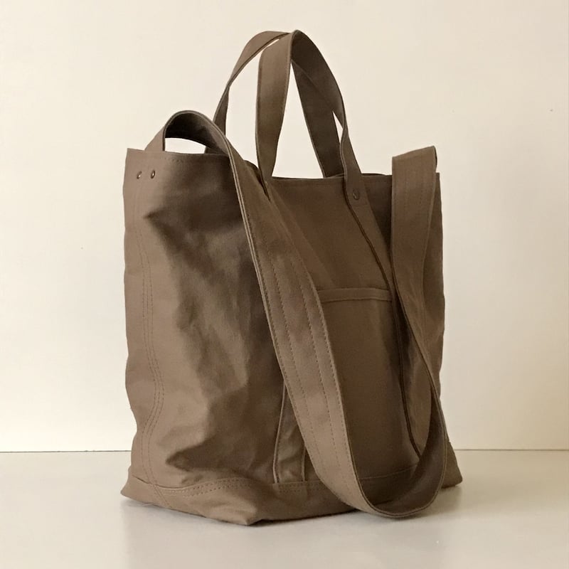 365TOTE - 2WAY (11号帆布/茶） | pas de deux