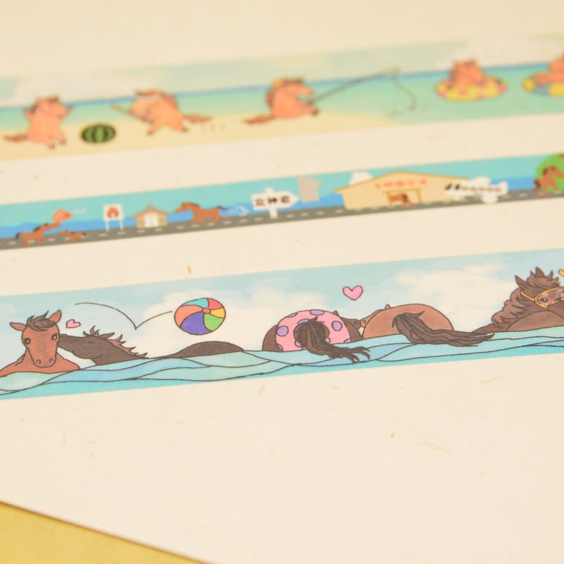 MIYUU様×七色の海様コラボ PETマスキングテープ MIYUU様×七色の