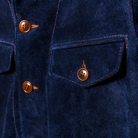 Y'2 LEATHER[ TB-153 ] STEER ROUGHOUT 30'S STYLE FRENCH CYCLE SHORT JACKET