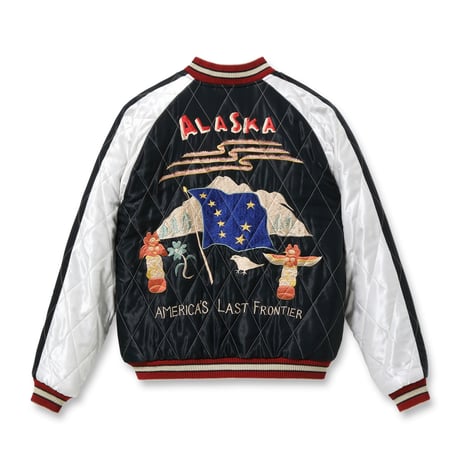 テーラー東洋 Lot No. TT15544-128 / Velveteen Souvenir Jacket “MOUNTAIN GOAT” × “ALASKAN FLAG”