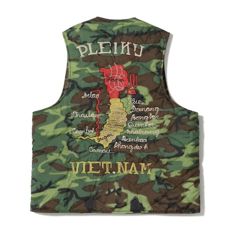 TAILOR TOYO Lot No. TT15634 / Late 1960s Style Vietnam Liner Vest “PLEIKU”