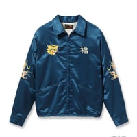 TAILOR TOYO Mid 1960s Style Satin Vietnam Jacket  “VIET-NAM MAP”  NAVY/GREEN