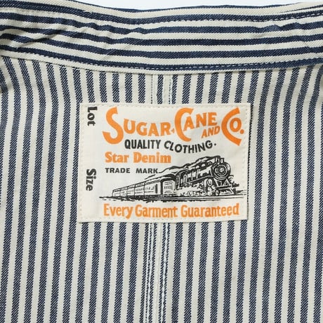 SUGAR CANE Lot No. SC15656 / 11oz. HICKORY STRIPE WORK COAT