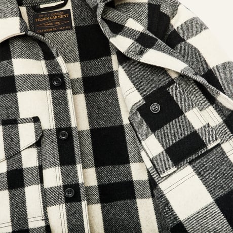FILSON  MACKINAW WOOL CRUISER JACKET［マッキノーウールクルーザー］  WHITE
