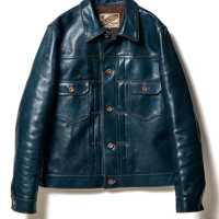 Y'2 LEATHER【IB-141】INDIGO HORSE 2nd Type
