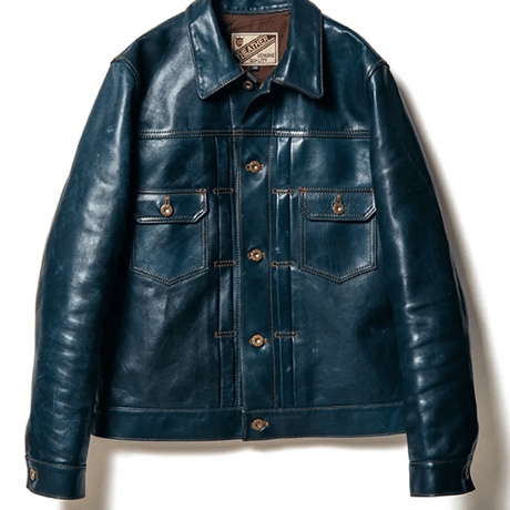 Y'2 LEATHER【IB-141】INDIGO HORSE 2nd Type