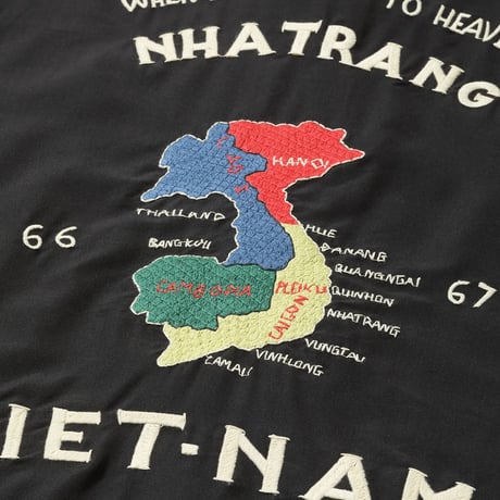テーラー東洋ベトナムジャケット Lot No. TT15547/Cotton Rayon Vietnam Jacket “VIETNAM MAP” (AGING MODEL)