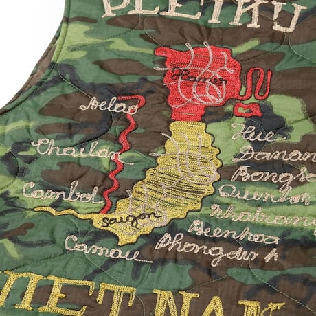TAILOR TOYO Lot No. TT15634 / Late 1960s Style Vietnam Liner Vest “PLEIKU”