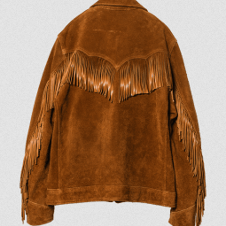 Y'2 LEATHER  STEER SUEDE FRINGE JACKET「WJ-01」