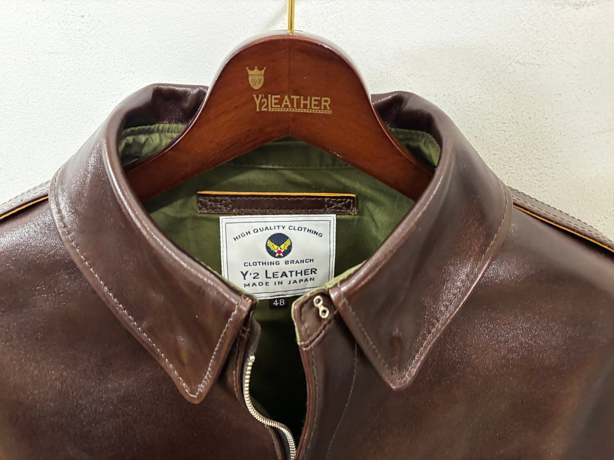 Y'2 LEATHER【A-2 】PULL UP HORSE Type A-2 | PREMI