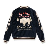 テーラー東洋 Lot No. TT15544-128 / Velveteen Souvenir Jacket “MOUNTAIN GOAT” × “ALASKAN FLAG”