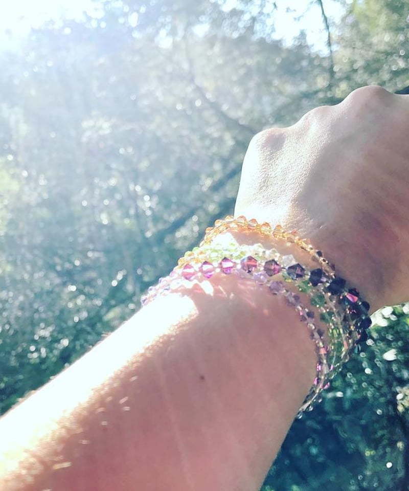 スワロフスキー5連ブレスレット 弥山 | はなが咲く STORE