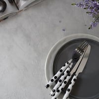 ⑪撮影スタイリングボード　リバーシブルで2面使える！漆喰風グレー＆マット水色