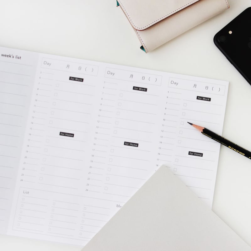 分けて書くから頭スッキリ 3days TODO LIST《 3ヶ月使えるA4サイズ
