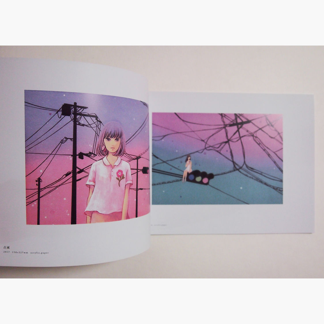 西川佳好子「風を待つ」◆キャンバスに油彩画作品◆裏書サイン◆額なし◆F3サイズ 西川佳好子「風を待つ」◇キャンバスに油彩画作品◇裏書サイン