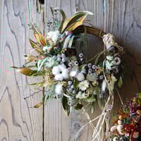 ◉受注販売 ブルー系のリース | flower shop parc STORE