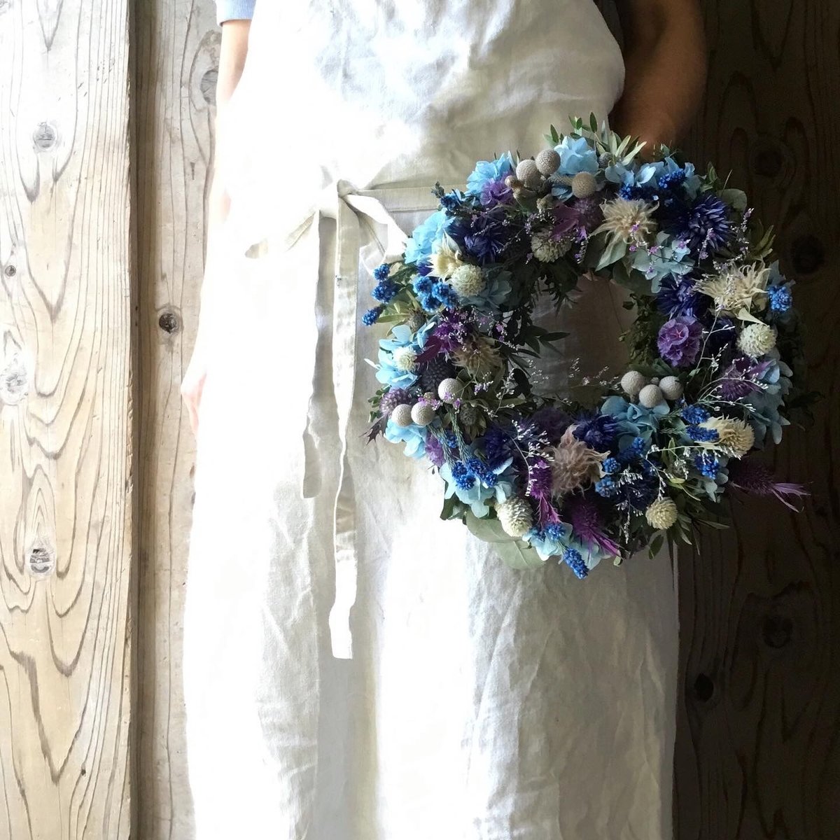 ブルー系リース ◉受注販売 ブルー系のリース | flower shop parc STORE