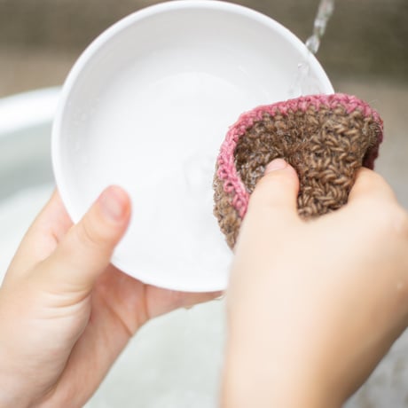 ✧お試し価格✧【麻たわし】洗剤いらずでスッキリ洗える100％自然素材の元祖・麻たわし＜障がい者手編み・国内フェアトレード＞