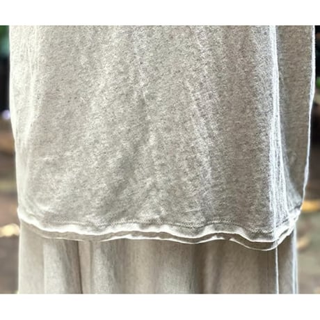 【ヘンプコットン ラグランＴシャツ・ユニセックス S/L ・生成り】