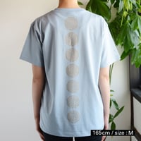 【100％オーガニックコットン ボディバランスTシャツ・ユニセックスS/M】７つのチャクラに沿ったフラワーオブライフで波動調整