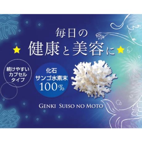 【元気☆水素の素 60カプセル】＜春こそデトックス＞宇宙で一番小さい元素『水素』で、細胞のすみずみまで大掃除！