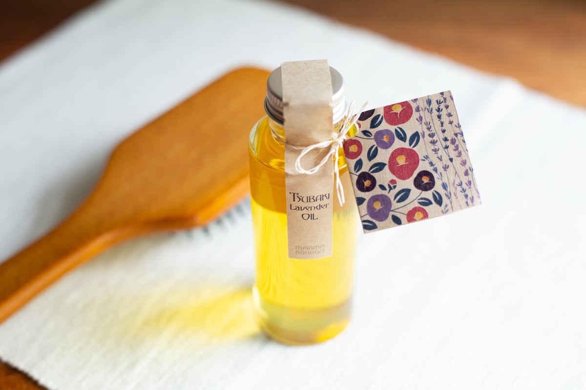 椿ラベンダーオイル 100ml】日本が誇る国産椿油とフランス産ラベンダー
