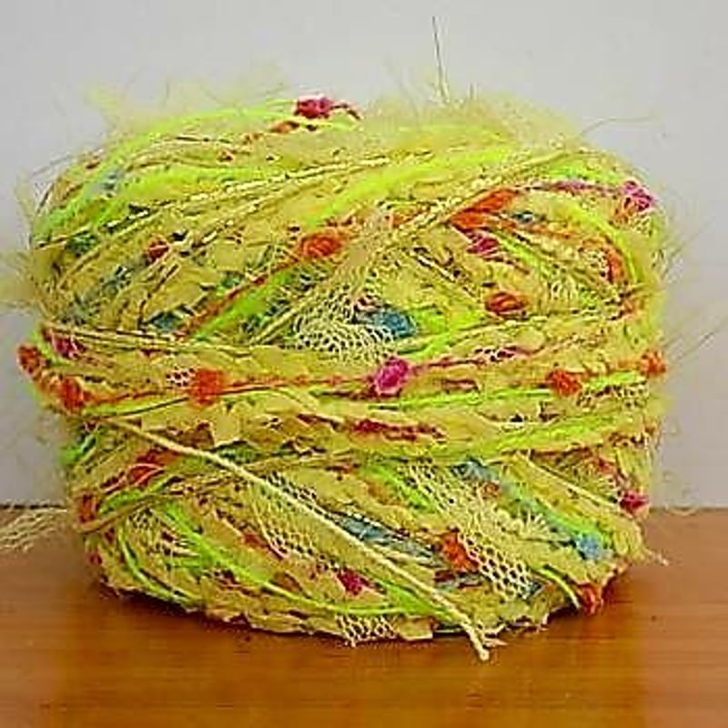 引き揃え糸 巻玉 30g【クリスマスカラー/イエロー】 | 花材・雑貨  