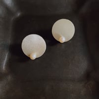 ムーンピアス・イヤリング　シャンパンゴールド